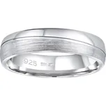 Snubní stříbrný prsten PRESLEY v provedení bez kamene pro muže i ženy
