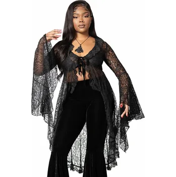 Dámské šaty přehoz dámský KILLSTAR - Vilania - Black - XS