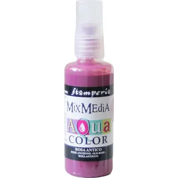 Barva ve spreji Stamperia Sprej Aquacolor Mixed Media 60ml - starorůžová