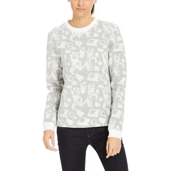 Oblečení a móda BENCH mikina - Jacquard Sweatshirt Typo Jacquard Aop (P1105)