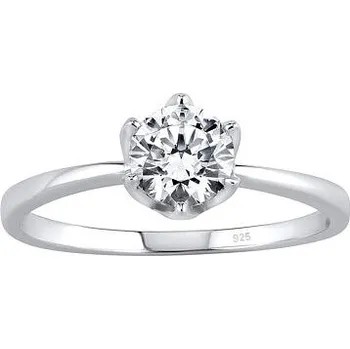 Prsten Stříbrný prsten PRINCESS se Swarovski® Zirconia velikost obvod 60 mm JJJR2987-obvod 60 mm