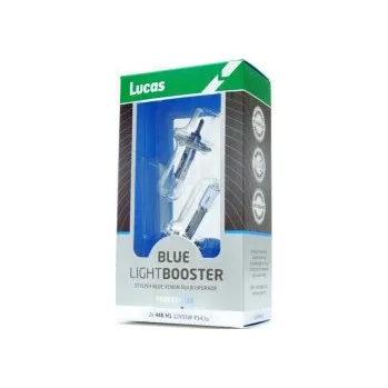 Povinná bezpečnostní výbava Autožárovky 12V H1 55W - Lucas LightBooster Blue xenonový efekt 2ks
