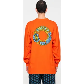 SANTA CRUZ triko - Bullet 66 L S T-Shirt Red Glow (RED GLOW) velikost: XL