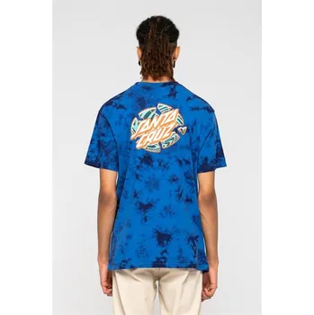 SANTA CRUZ triko - Warp Broken Dot T-Shirt Royal Cloud Dye (ROYAL CLOUD DYE) velikost: M