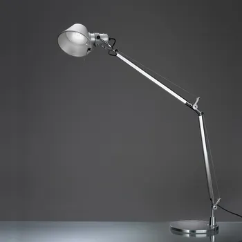Lampička Artemide Tolomeo Tavolo LED, hliníková stolní lampa se stmívačem, 8W LED 2700K, 78+64cm