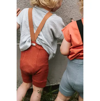 Mile Punčochové kraťásky s kšandami - cihlové Velikost: 74-86 [6-18m]