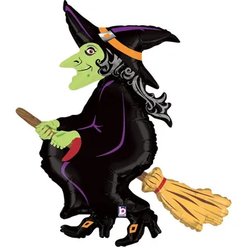 Balónek Grabo Fóliový balonek čarodějnice 107 cm