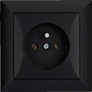 Elektrická zásuvka Timex Zásuvka OPUS style černá kompletní