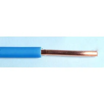 elektrický kabel vodič CY 6 modrý