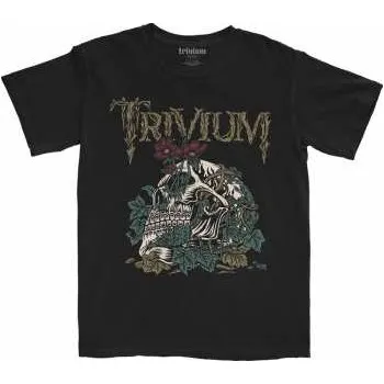 Pánské oblečení Merch Trivium: Tričko Skelly Flower XXL 2022