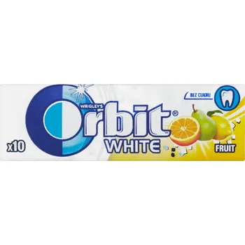 Žvýkačka Orbit White 14 g 10 ks Fruit