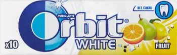 Žvýkačka Wrigley´s Orbit White 14 g 10 ks Fruit