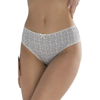 Kalhotky Dámské bavlněné kalhotky Leptir 50/19 2 pack S Šedá