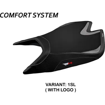 Moto sedlo TPZ Italia Potah sedla Aprilia RSV4 (21-23) Leon comfort model potah sedla: bez loga 2BE (blue)