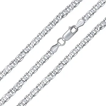 Řetízek Stříbrný řetízek Marine 3,3 mm - rhodiovaný varianta 45 cm TTTBMBG500-45 cm