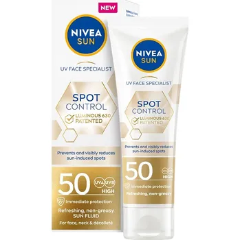 Přípravek na opalování Nivea Sun Spot Control Luminous 630 SPF50 40 ml