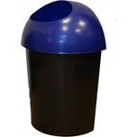 INJETON PLAST Plastový odpadkový koš závěsný s víkem 20 l modrá