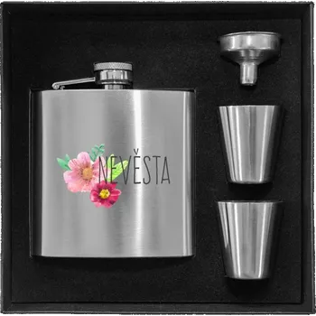 Placatka Placatka v krabičce Nevěsta - červené květiny