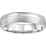 Snubní stříbrný prsten GLAMIS v provedení bez kamene pro muže i ženy velikost obvod 71 mm QRD8453M-obvod 71 mm