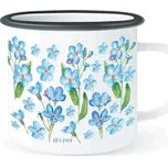 ePipí plecháček s černým lemem Pomněnky 330 ml Objem: malý 330 ml