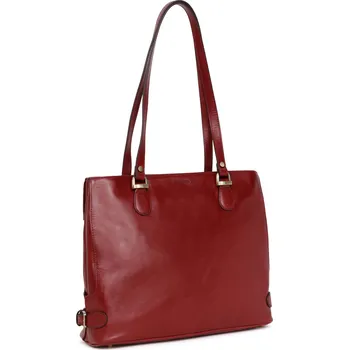 Hexagona dámská kožená kabelka - vínová 111321B CARMIN