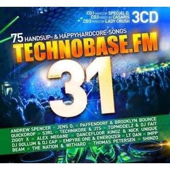 Zahraniční hudba 3CD Various: TechnoBase.FM Volume 31 2021
