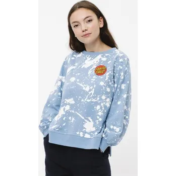 Pánská mikina SANTA CRUZ mikina - Kit Crew Blue/White (BLUE-WHITE)