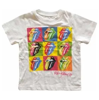 Merch The Rolling Stones: Dětské Toddler Tričko Two-tone Tongues 18 měsíců