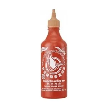 Flying Goose Sriracha česneková bez glutamátu chilli omáčka 455ml