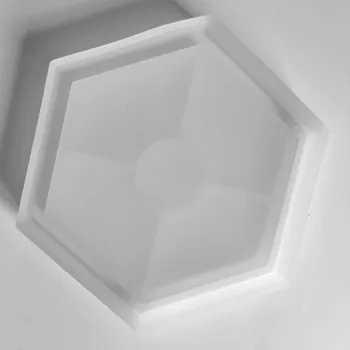 Forma na pečení Malovaný kamínek Silikonová forma hexagon 10 cm