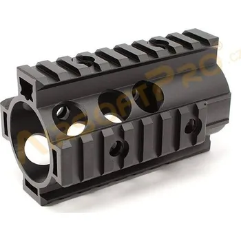 Airsoft Shooter Plovoucí 4" RIS předpažbí pro M4 - černé