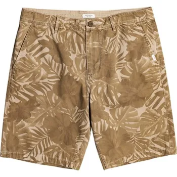 QUIKSILVER kraťasy - Overdyed Aop Chino Plage Floral Overdye Sportslin (CKK6)