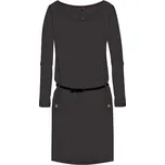 RAGWEAR šaty - Tanna Black Uni (BLACK UNI)