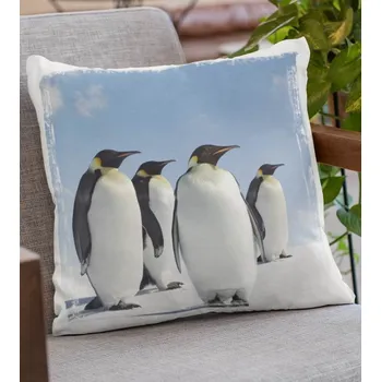 Dekorativní polštářek Polštář Tučňáci 29 x 29 cm