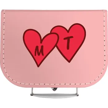 Kufřík Iniciály v srdíčku se jmény