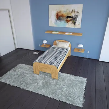 Postel Dřevěná postel SAMUEL z bukového, jasanového nebo dubového masivu výrobce světspánku.cz. Dostupná ve všech rozměrech, včetně atypických. 200x90, olej Teak, jádrový buk