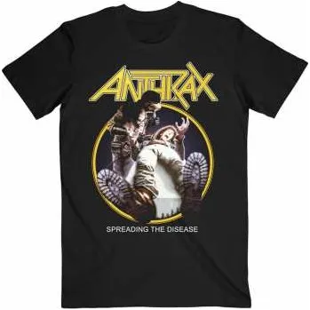 Pánská móda Merch Anthrax: Tričko Spreading The Disease Track List XL
