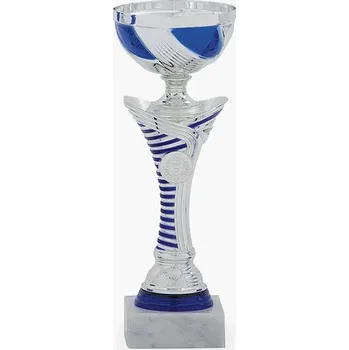 Cinkili Pohár C23118 stříbrný/modrý Označení: D, Výška: 28 cm, Průměr: 100 mm
