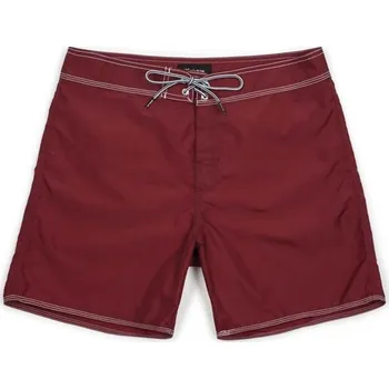 Pánské plavky BRIXTON plavky - Bering Ii Trunk Burgundy/White (BUWHT)