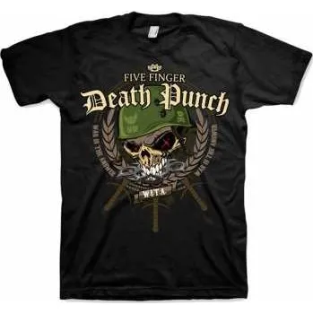 Pánské tričko Merch Five Finger Death Punch: Tričko War Head L