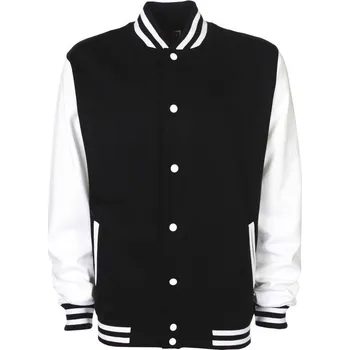 Pánská casual bunda Bunda FDM Varsity Baseball - černá, S