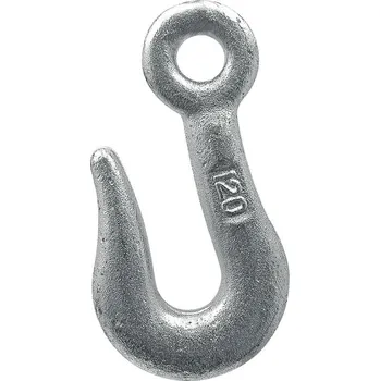 Závěsný hák s okem velikost 70 k ukotvení řetězu, vazáku
