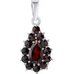 Luxusní stříbrný přívěsek PERSEA s pravými granáty SILVEGOB180086