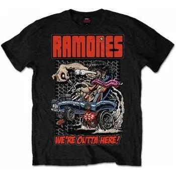 Merch Ramones: Tričko Outta Here XL