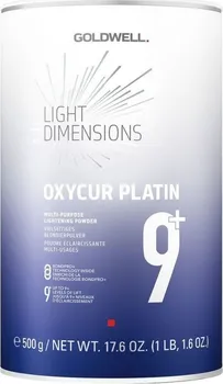 barva na vlasy Goldwell Light Dimensions Oxycur Platin 9+ 500 g