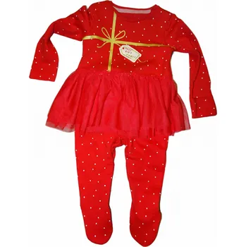 Kojenecký overall Baby červený overal se sukýnkou ve stylu dárku 68