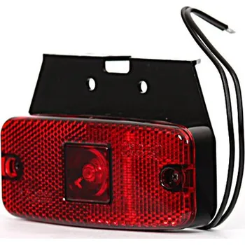 Přívěs k motorovému vozidlu Svítilna zadní obrysová LED WAS W46, 12-24V na držáku, s odrazkou