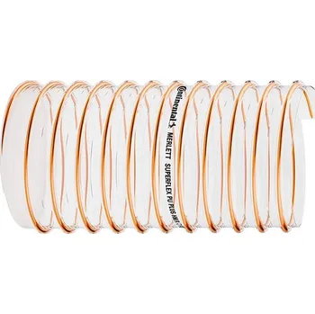 Zahradní hadice MERLETT FLEXADUR PU-4N ABR (Podtlak (kPa): 30, Provozní tlak (bar): 0,8, Poloměr ohybu (mm): 270, Vnější průměr (mm): 141, Vnitřní průměr (mm): 130, Síla pásku (mm): 1,5, Hmotnost (kg): 1,8, Balení [MJ]: 15)