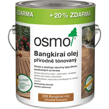 Olej na dřevo OSMO Color 3 l 006 Bangkirai