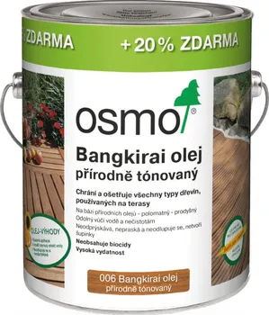 Olej na dřevo OSMO Color 3 l 006 Bangkirai